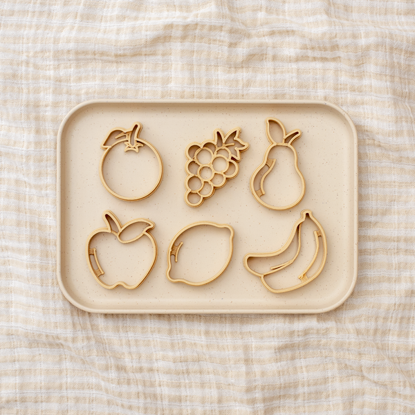 'Fruits' Eco Dough Cutter Set (of 6)