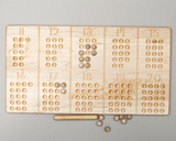 11-20 Wooden Number Tracing Board (with wooden balls)