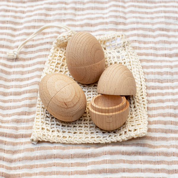 Hollow Wooden Easter Eggs