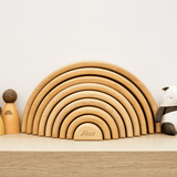 Natural Wooden Rainbow (9-arch)