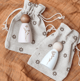 Individual 'Flower Girl' Peg Doll