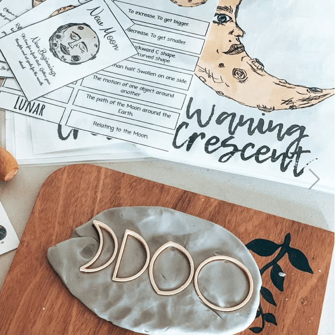 'Moon Phases' Eco Dough Cutter Set (of 4)