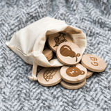 Wooden Alphadot Words