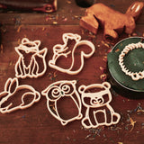 'Woodland Animals' Eco Dough Cutter Set (of 6)