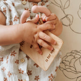 Personalised Baby Name Book Rattle