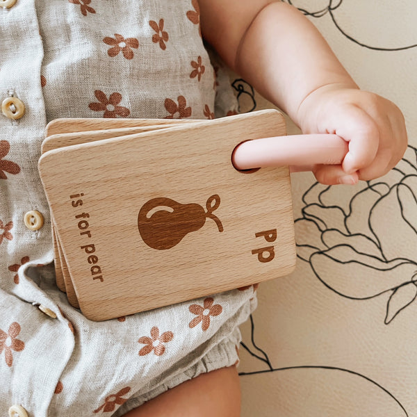 Personalised Baby Name Book Rattle