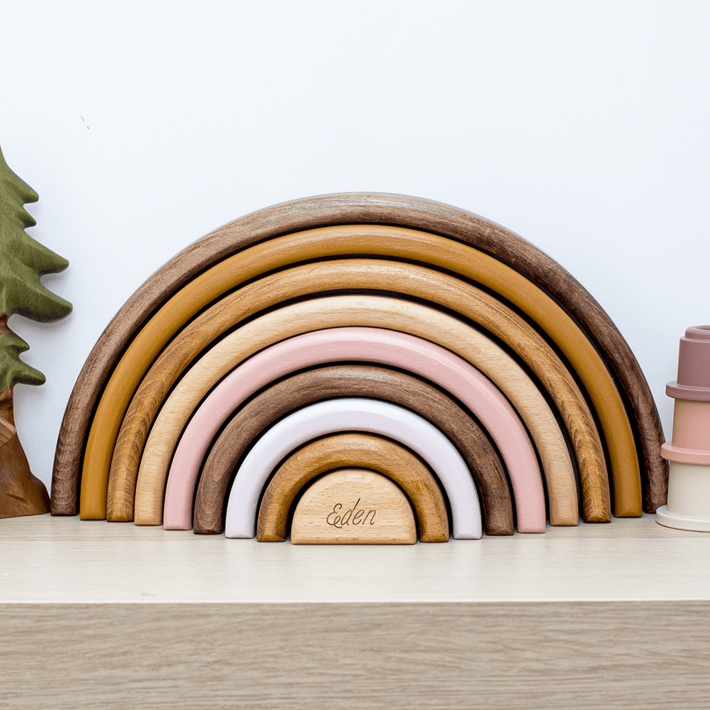 Painted / Stained Wooden Rainbow (9-arch)