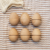 Hollow Wooden Easter Eggs