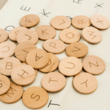 Wooden Letter Dots (to match Gathre mats!)