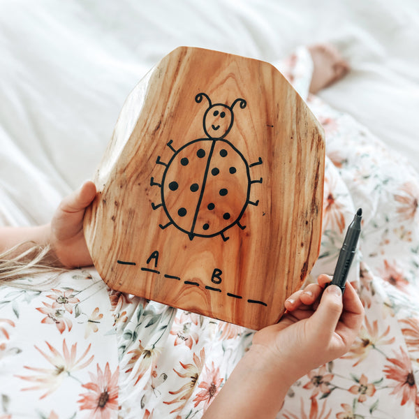 Wooden Dry-Wipe Board