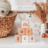 Wooden Letter Blocks