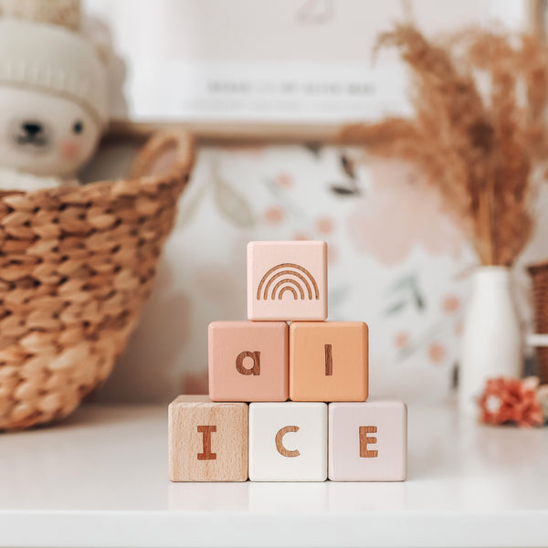 Wooden Letter Blocks