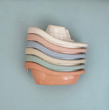 Set of 6 Stacking Bath Boats