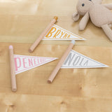 Personalised Mini Pennant Flag