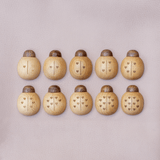 Wooden Counting Lovebugs (Natural)