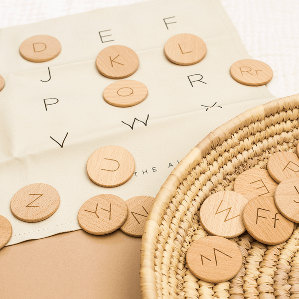 Wooden Letter Dots (to match Gathre mats!)