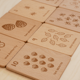 Wooden Number Flashcards (Nature)