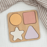 Wooden Painted Shape Puzzle