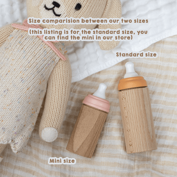 Wooden Toy Bottle Standard Size