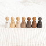 Inclusive Rainbow Peg Doll Set
