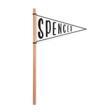 Personalised Pennant Flag (White Background)