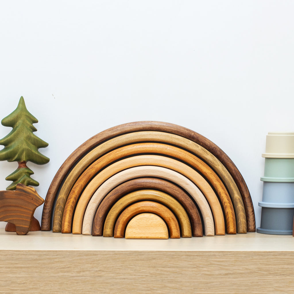 Natural Shades Wooden Rainbow (9-arch)