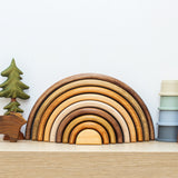 Natural Shades Wooden Rainbow (9-arch)