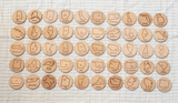 Wooden USA State Coins (to match Gathre mats!)
