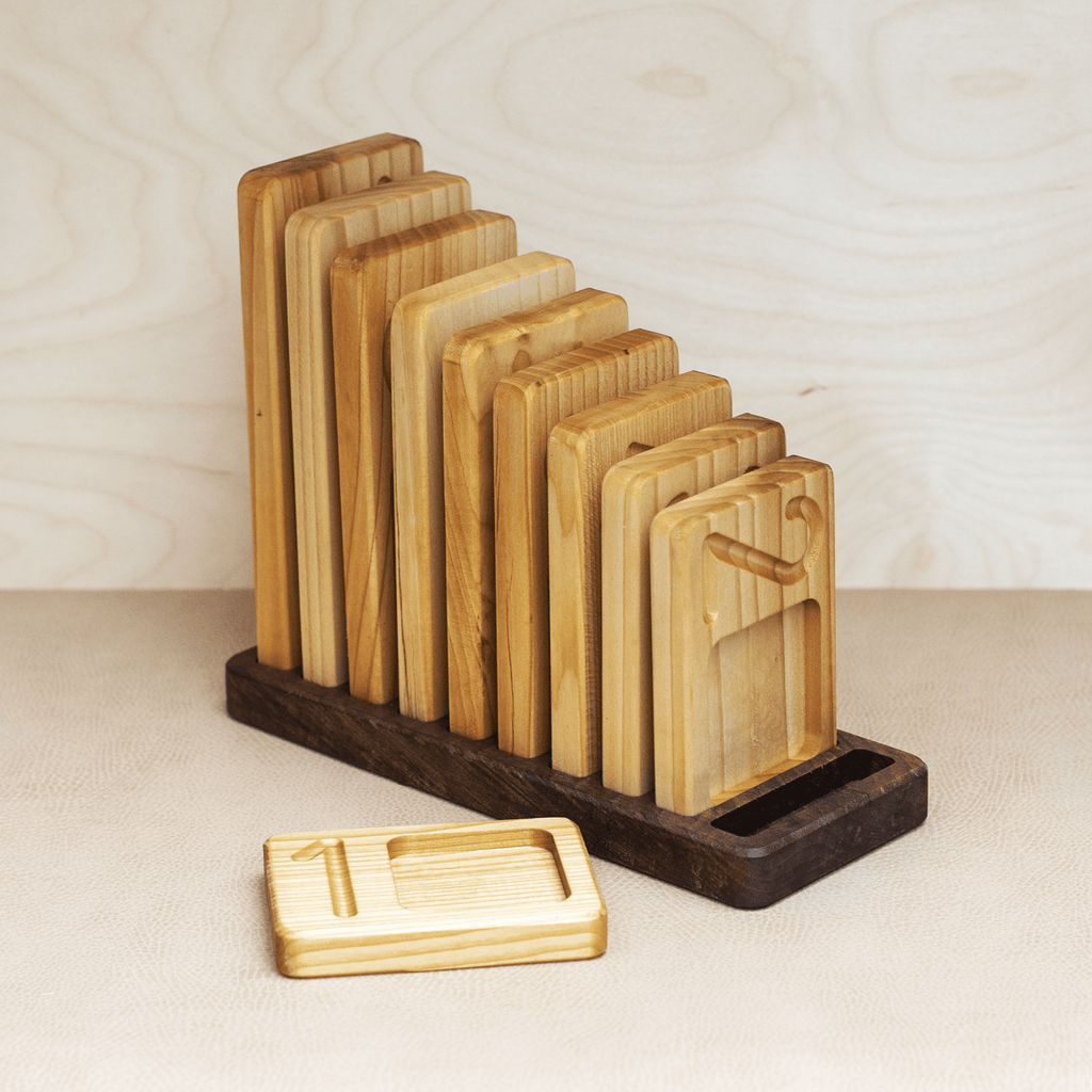 Wooden Number Trays
