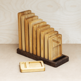 Wooden Number Trays