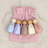 Wildflower Peg Dolls Set (Part II)