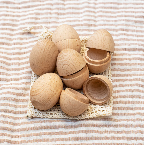 Hollow Wooden Easter Eggs (Seconds)