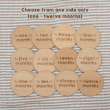 Wooden Milestone Cards (Natural)
