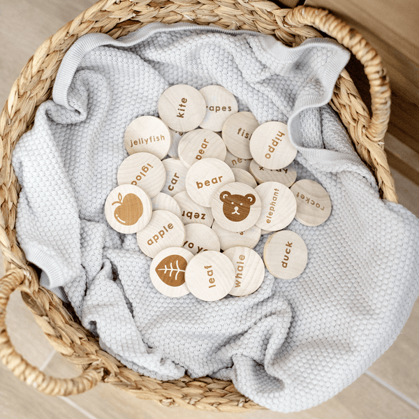Wooden Alphadot Words
