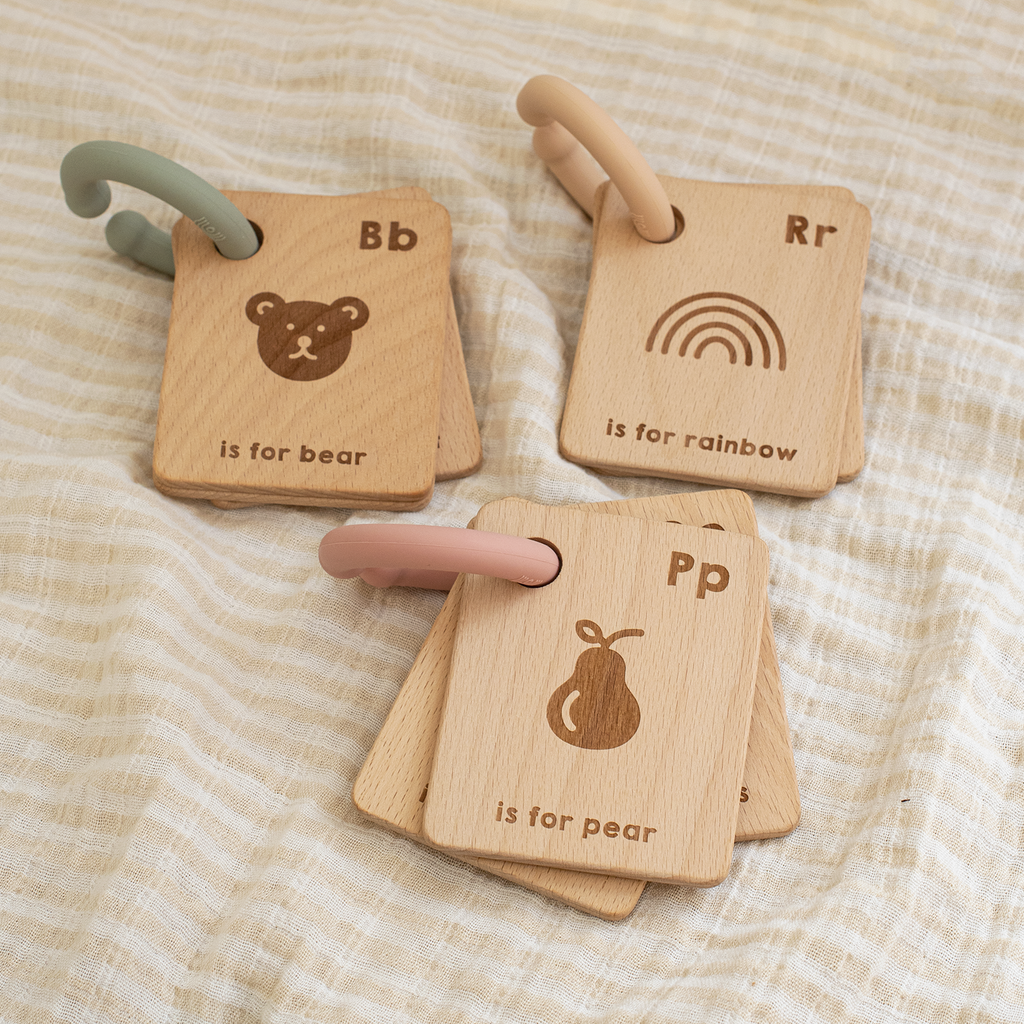 Personalised Baby Name Book Rattle – The Wood Cove