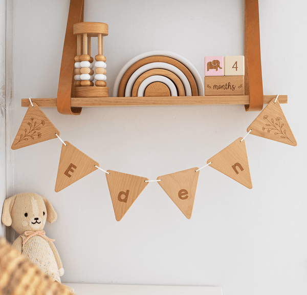 Personalised Wooden Bunting