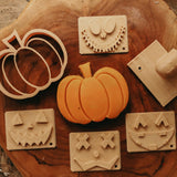 'Halloween' Pumpkin Eco Dough Stamp Set (6 piece set)