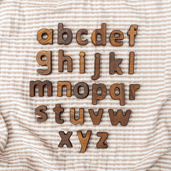 Wooden Alphabet Letters (lowercase)