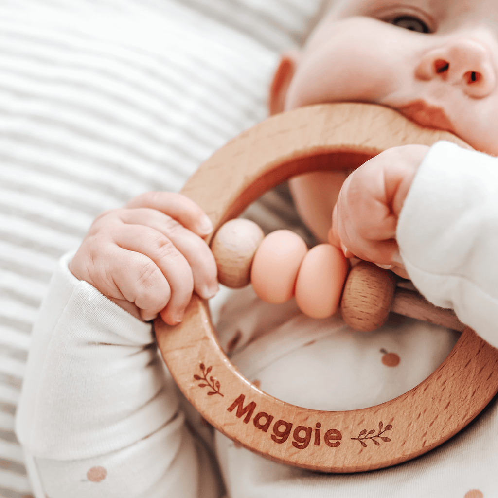 Wooden Ring Rattle