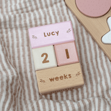 Wooden Name Block (to use with our milestone blocks)