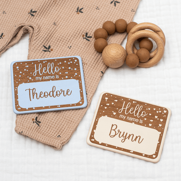 Wooden Name Card
