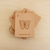 Wooden Number Flashcards (Nature)