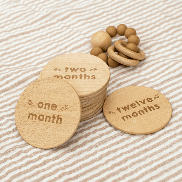Wooden Milestone Cards (Natural)