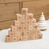 Wooden Alphabet Block Set