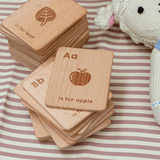 Wooden Alphabet Flashcards